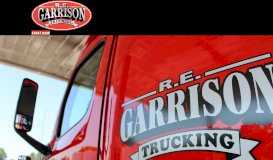 
							         RE Garrison Trucking: Solo Company Drivers Earn $.55 CPM								  
							    