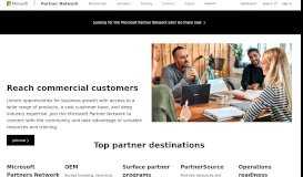 
							         Reach commercial customers with Microsoft - Microsoft Partner Network								  
							    