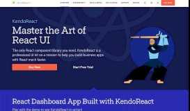 
							         React UI Component Library - KendoReact - Telerik								  
							    