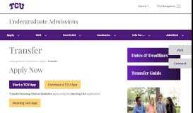 
							         Reactivate Your Application - Undergraduate ... - TCU Admissions								  
							    