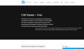 
							         Read and save 3D geometry - C3D Viewer - C3D Labs								  
							    