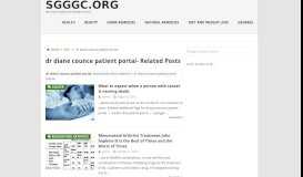 
							         Read : dr diane counce patient portal in Sgggc.org								  
							    