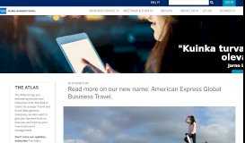 
							         Read more on our new name: American Express Global Business ...								  
							    