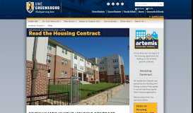 
							         Read the Housing Contract - Housing and Residence Life at UNCG								  
							    
