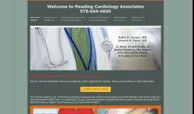 
							         Reading Cardiology Associates - Home								  
							    