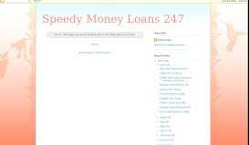 
							         Ready Set Go Loans Reviews - Speedy Money Loans 247								  
							    