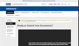 
							         Ready to Submit Your Documents? - Admissions - Ryerson University								  
							    