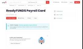 
							         ReadyFUND$ Payroll Card - Financial Services - 1100 N Main ...								  
							    