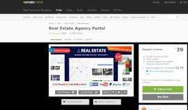 
							         Real Estate Agency Portal by sanljiljan | CodeCanyon								  
							    