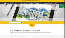 
							         Real Estate | Home | Allegheny County								  
							    