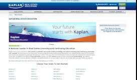 
							         Real Estate - Kaplan Real Estate Education								  
							    