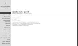 
							         Real estate point - Real estate agency portal system - Real estates								  
							    