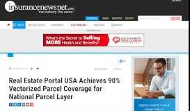 
							         Real Estate Portal USA Achieves 90% Vectorized Parcel Coverage for ...								  
							    
