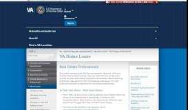 
							         Real Estate Professionals - VA Home Loans - Veterans Benefits ...								  
							    