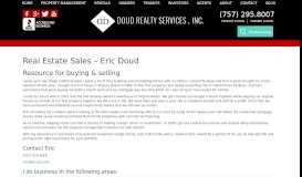 
							         Real Estate Sales - Doud Realty Services, Inc.								  
							    