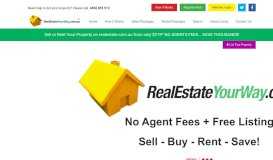 
							         Real Estate Your Way - Only $219 to sell your house or land on ...								  
							    