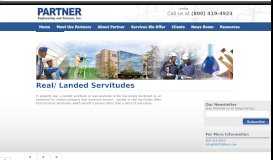 
							         Real/ Landed Servitudes - Partner Engineering and Science, Inc.								  
							    