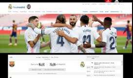 
							         Real Madrid CF | Official Website								  
							    
