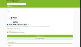 
							         Real Pet Insurance Reviews - ProductReview.com.au								  
							    