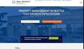
							         Real Property Associates Inc.: Seattle Property Management								  
							    