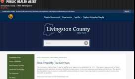 
							         Real Property Tax Services | Livingston County, NY - Official Website								  
							    