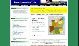 
							         Real Property Tax Services Portal - Essex County								  
							    