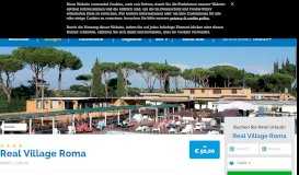 
							         Real Village Roma: Entdecken Sie den Campingplatz auf dem Portal ...								  
							    