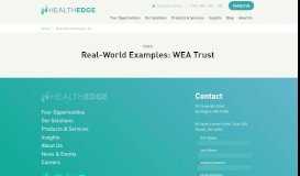 
							         Real-World Examples: WEA Trust | HealthEdge								  
							    