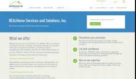 
							         REALHome Services and Solutions, Inc. - Altisource								  
							    