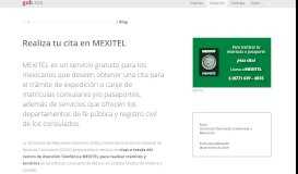 
							         Realiza tu cita en MEXITEL | Centro de Información y Asistencia a ...								  
							    