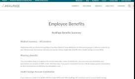 
							         RealPage Careers and Job Openings - Employee Benefits								  
							    