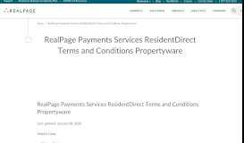 
							         RealPage Payments Services ResidentDirect Terms and Conditions ...								  
							    