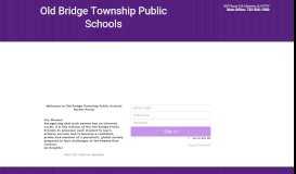 
							         Realtime Parent Portal - Old Bridge Township								  
							    