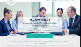 
							         Realtime Pharma - Information portal for professionals in pharma ...								  
							    