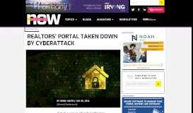 
							         Realtors' Portal Taken Down by Cyberattack: Associations Now								  
							    
