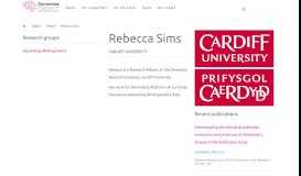 
							         Rebecca Sims — Dementias Platform UK								  
							    