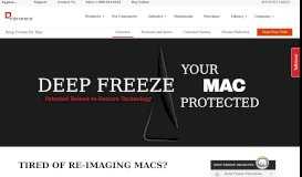 
							         Reboot Restore Software for Mac OSX | Deep Freeze for Mac - Faronics								  
							    