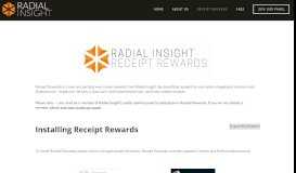 
							         Receipt Rewards - Radial Insight								  
							    