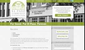
							         Receive - El Paso Community Foundation | Grants, Scholarships, and ...								  
							    
