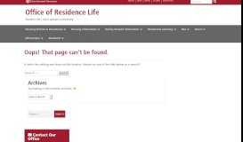
							         Receiving Mail | Office of Residence Life | Saint Joseph's University								  
							    