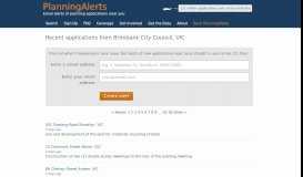 
							         Recent applications from Brimbank City Council, VIC | PlanningAlerts								  
							    