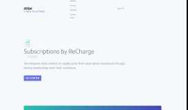 
							         ReCharge Integrations - ReCharge Works with Stripe								  
							    