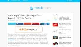 
							         RechargeItNow: Recharge Your Prepaid Mobile Online								  
							    