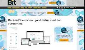 
							         Reckon One review: good-value modular accounting - Services ...								  
							    