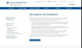 
							         Recognize an Employee - Newton Medical Center								  
							    
