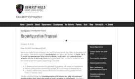 
							         Reconfiguration Proposal – Reconfiguration – Beverly Hills Unified ...								  
							    