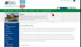 
							         Recorder - North Dakota Association of Counties								  
							    