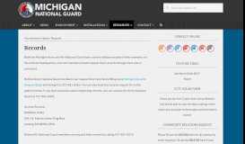 
							         Records - Michigan National Guard								  
							    
