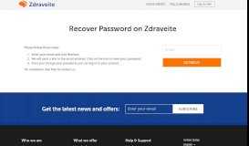 
							         Recover your Zdraveite.com account password								  
							    