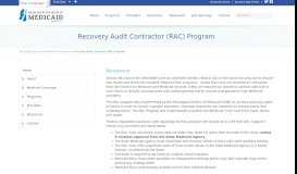 
							         Recovery Audit Contractor (RAC) Program | Mississippi Division of ...								  
							    
